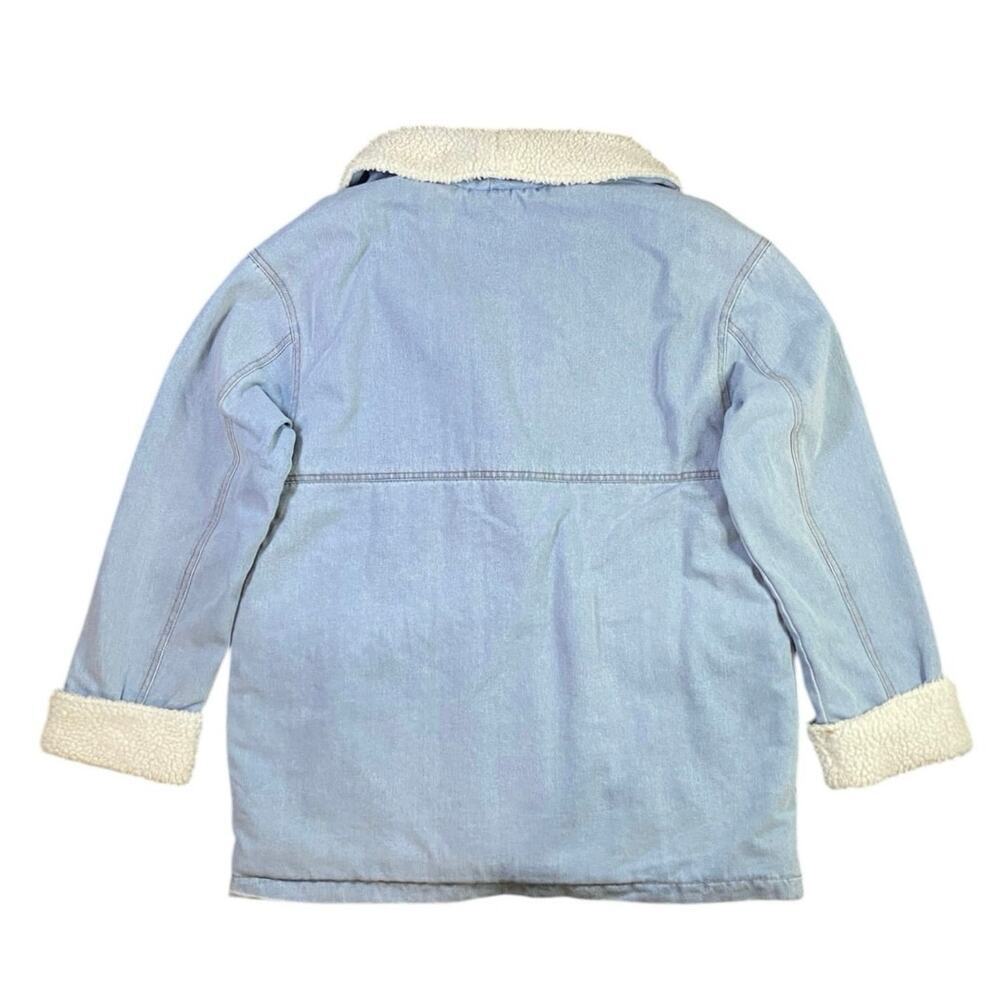 Ashley Vintage Charm Fleece Lined Denim Jacket - L - Picture 3 of 3